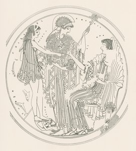 Theseus och Amphitrite (gravyr) av English School