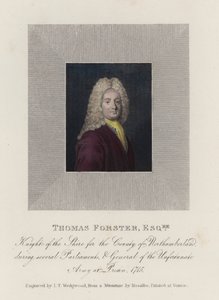 Thomas Forster (färgad gravyr) av English School