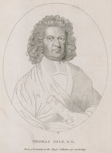 Thomas Gale, som skrev inskriptionen på monumentet av English School