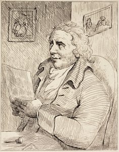 Thomas Rowlandson, engelsk serietecknare (gravyr) av English School