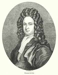 Thomas Savery (gravyr) av English School