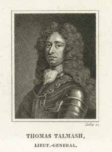 Thomas Talmash, generallöjtnant (gravyr) av English School