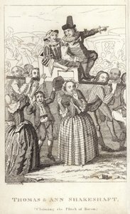 Thomas och Ann Shakeshaft, Claiming the Flitch of Bacon av English School