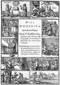 Titelsida till Thomas Youngs Dies Dominica, 1639 av English School