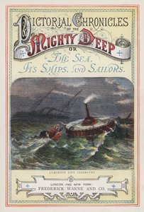 Titelsida för Pictorial Chronicles of the Mighty Deep (färgad gravyr) av English School
