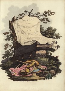 Titelsidan för The Costume of the Original Inhabitants of the British Islands