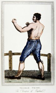Tom Cribb (färg litho) av English School