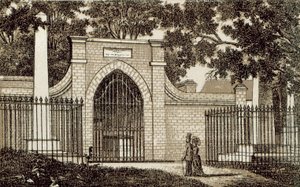 Tomb of Washington, Mt Vernon (litho) av English School