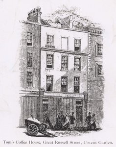 Toms Coffee House, Great Russell Street, Covent Garden av English School