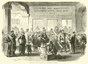 Tools in Pledge återvände till arbetare i Paris, december 1870 av English School