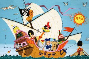 Topsy Turvy Piratskepp av English School