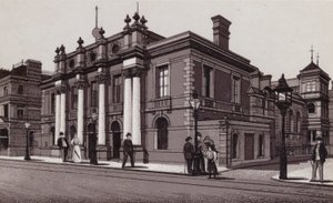 Rådhuset, Cardiff (litho) av English School