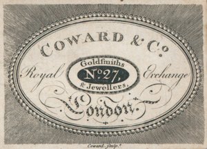 Trade card, Coward & Co av English School