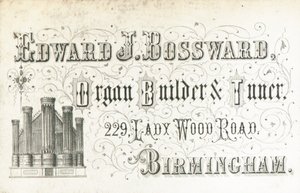 Byteskort, Edward J Bossward av English School