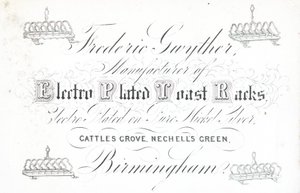 Byteskort, Frederic Gwyther av English School