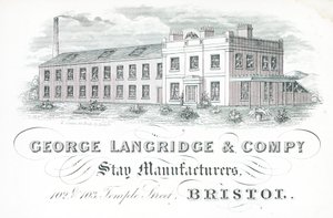 Handelskort, George Langridge & Company av English School