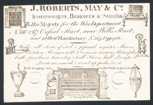 Handelskort, J Roberts, May & Co av English School
