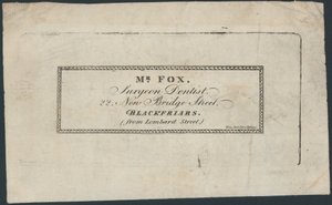 Byteskort, herr Fox av English School