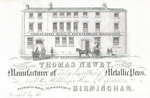 Handelskort, Thomas Newey av English School