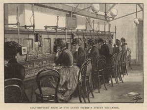 Senderraum im Queen Victoria Street Exchange