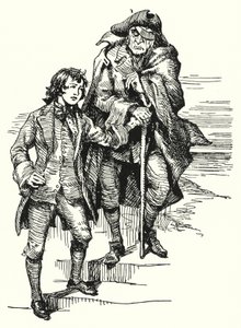 Treasure Island (litho) av English School