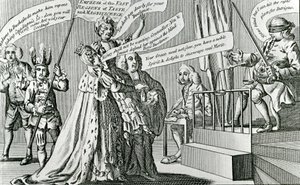 Rättegång mot den suveräna kejsarinnan av de stora smakområdena, 1771 av English School