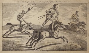 Trick riding (engraving) av English School