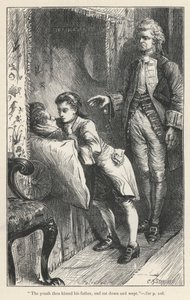 Tristram Shandy, Le Fevres död (gravyr) av English School