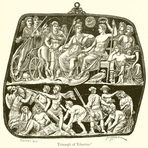 Tiberius triumf av English School