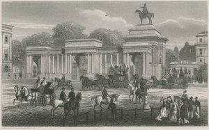 Triumfbåge, Hyde Park Corner, London av English School