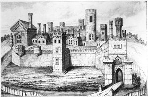 Tutbury Castle, av English School