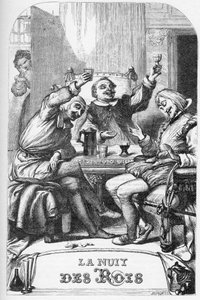Twelfth Night, or what you will - Illustration i "" Works complete by William Shakespeare"" 1866 - Illustrationerna och den allmänna formen för denna utgåva är lånade från Cassells illustrerade Shakespeare, publicerad i London av English School