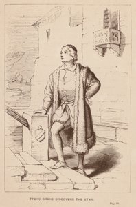 Tycho Brahe upptäcker stjärnan (gravyr) av English School