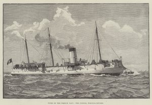 Typer av franska flottan, Condor, Torped-Cruiser (gravyr) av English School