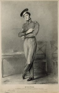 Tyrone Power, skådespelare, som korpral OConnor i operan Broken Promises av English School