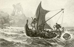 Ulysses trotsar Cyclops (gravyr) av English School
