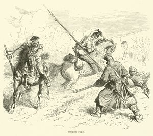 Under eld, september 1870 av English School