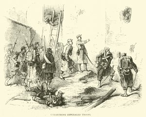Grävde fram dolda trupper, januari 1871 av English School
