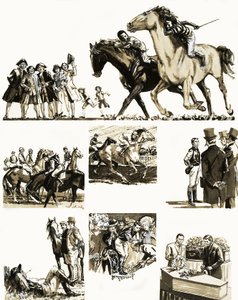 Oidentifierad berättelse om en jockey av English School