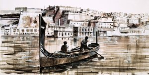 Valletta, huvudstad på ön Malta av English School