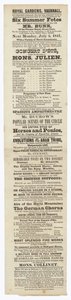 Vauxhall Gardens, annons av English School