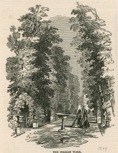 Vauxhall Gardens, London: Den italienska promenaden av English School