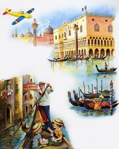 Venedig av English School