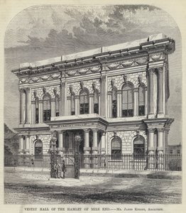 Vestry Hall of the Hamlet of Mile End (gravyr) av English School