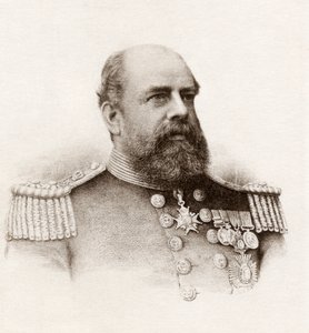 Viceamiral Sir George Tryon (litho) av English School
