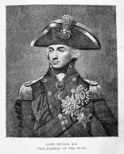 Viceamiral Horatio Nelson (1758-1805) av English School