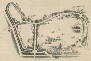 Victoria Park, allmän fågelperspektiv av English School