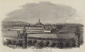 Wien, från Mr Burfords nya panorama (gravyr) av English School