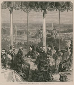 Utsikt från sommarmatsalen Crystal Palace Grand Saloon av English School