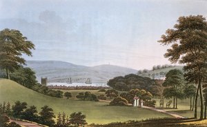 Utsikt från fortet, nära Bristol, 1802 av English School